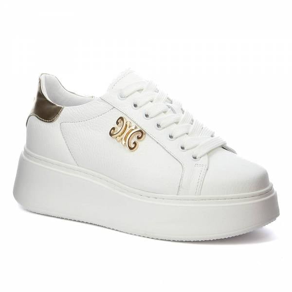 

Białe sneakersy damskie CARINII B8937-I81-B15-000-F69