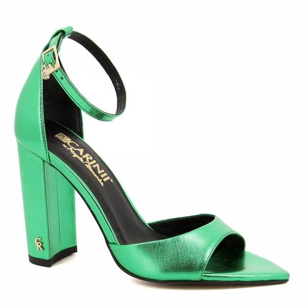 

Zielone sandały na słupku CARINII B9031-S68-000-000-000