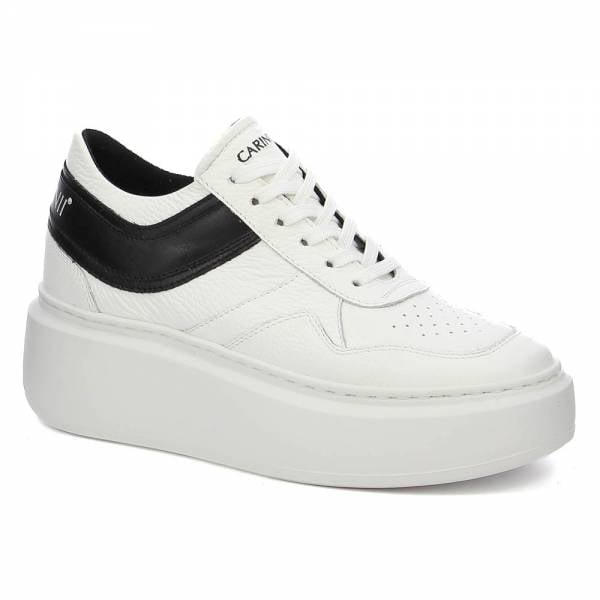 

Białe sneakersy damskie CARINII B9052-I81-E50-000-F69