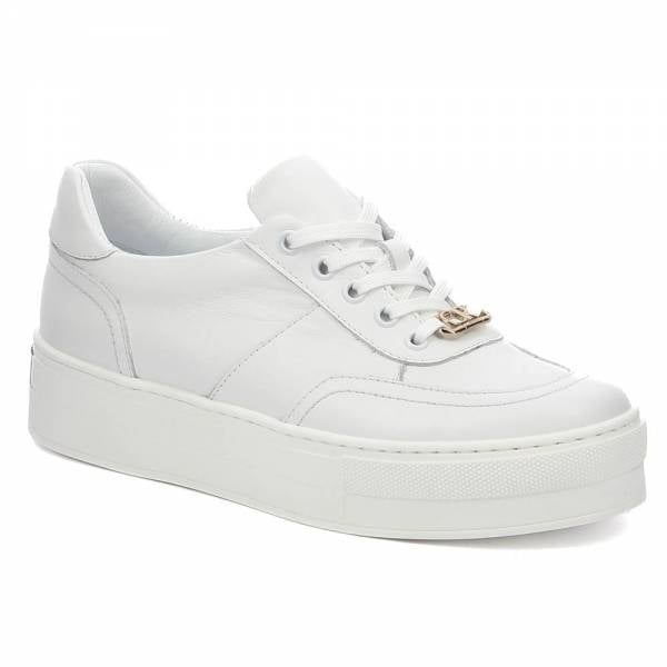 

Białe sneakersy damskie CARINII B9084-L46-000-000-A66