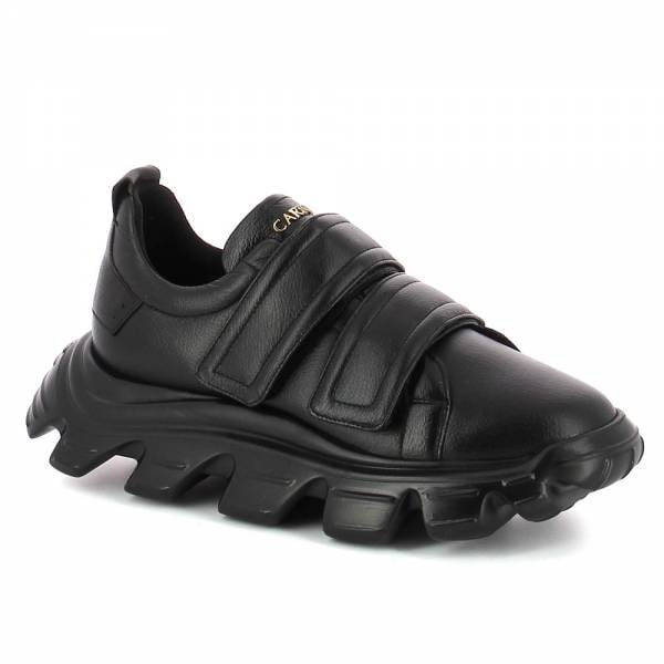 

Czarne sneakersy na rzepy CARINII B9399-J23-000-000-G01