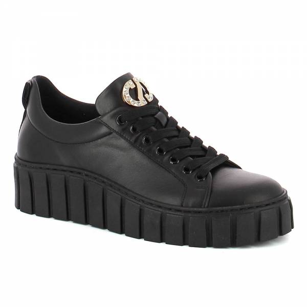 

Czarne sneakersy damskie CARINII B9468-E50-000-000-E68