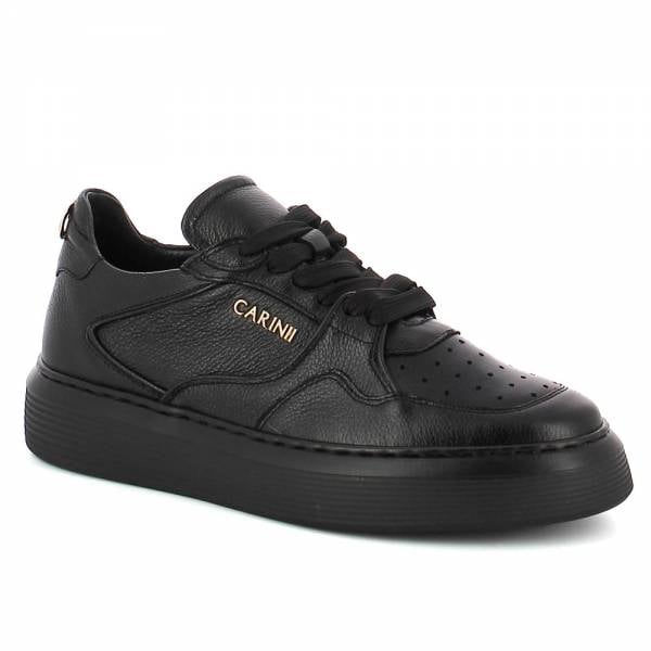 

Czarne skórzane sneakersy CARINII B9492-J23-000-000-F69