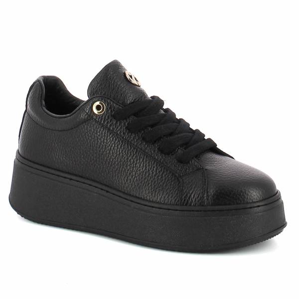 

Czarne sneakersy skórzane CARINII B9973-353-000-000-000