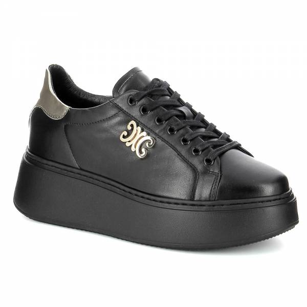 

Czarne sneakersy damskie CARINII B8937-E50-B15-000-F69