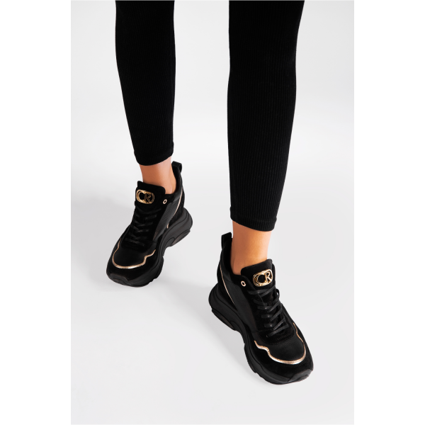 

Czarne sneakersy damskie CARINII B9061-H20-J23-T15-D40