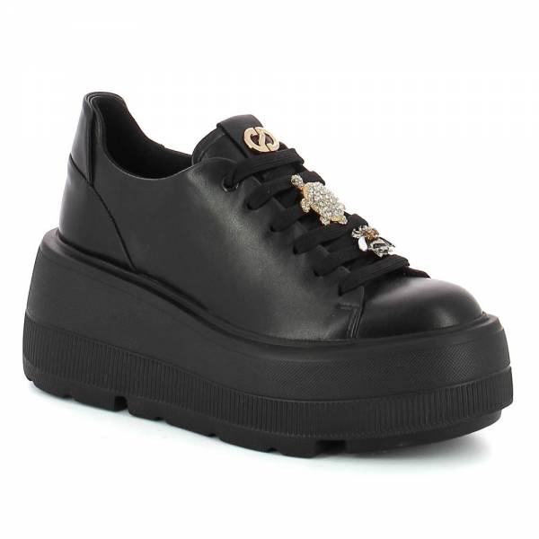 

Czarne sneakersy na platformie CARINII B9589-E50-000-000-G36